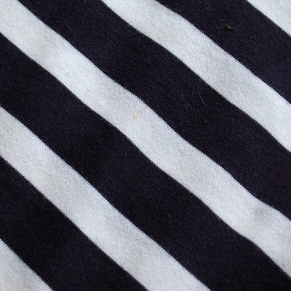 J. Crew Maxi Dress Black White Striped Tank Sleeveless High-Low AO477 - Picture 3 of 6